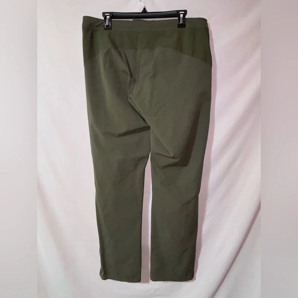 The North Face Olive Green Hiking Pants with Red Drawstrings - Picture 6 of 12